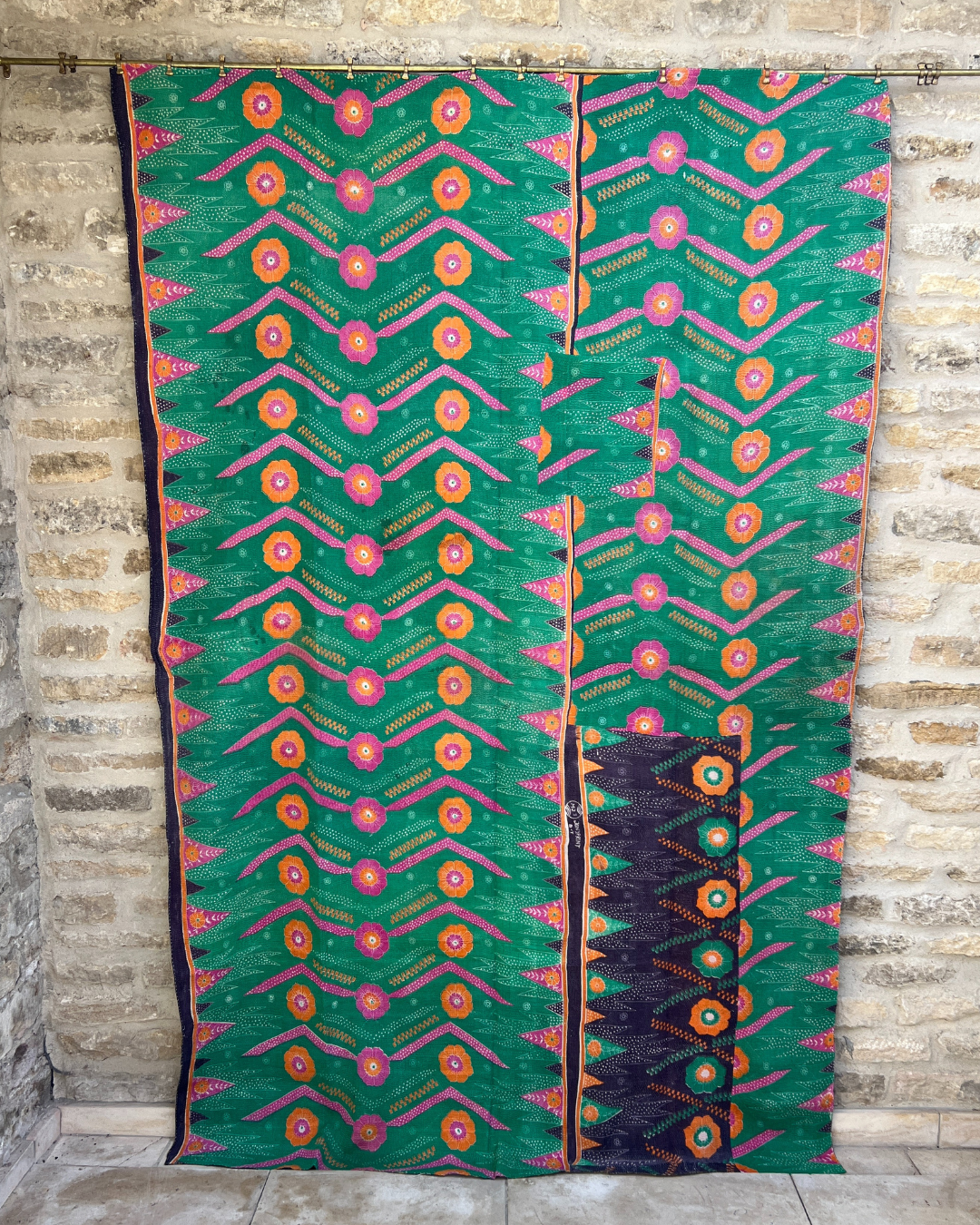 Midweight Kantha Quilt No. 814