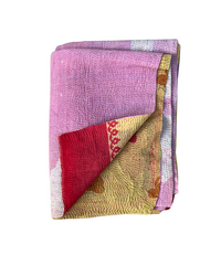 Lightweight Kantha Quilt No. 005