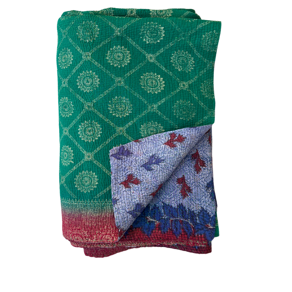 
                      
                        Midweight Kantha Quilt No. 001
                      
                    
