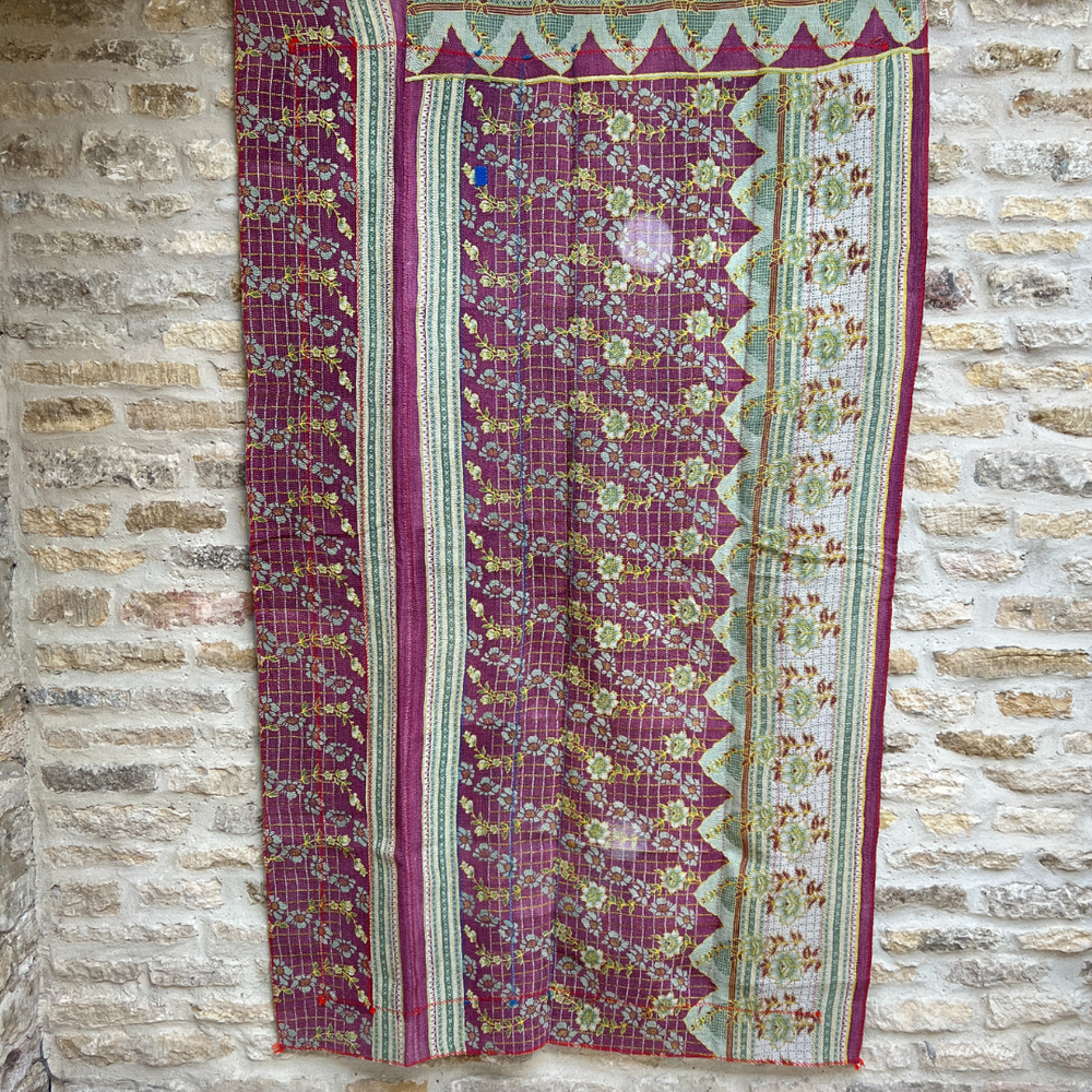 
                      
                        Midweight Kantha Quilt No. 021
                      
                    