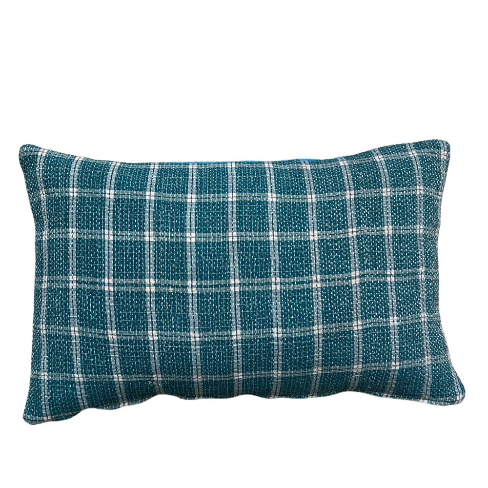 Green, Blue & Pink Kantha Cushions