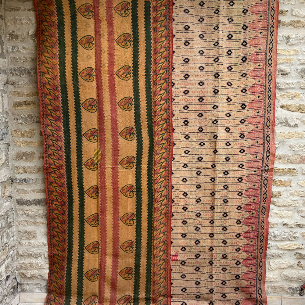 
                      
                        Midweight Kantha Quilt No. 036
                      
                    