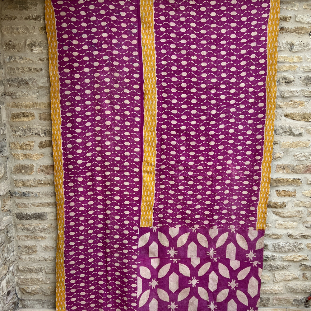 
                      
                        Midweight Kantha Quilt No. 845
                      
                    