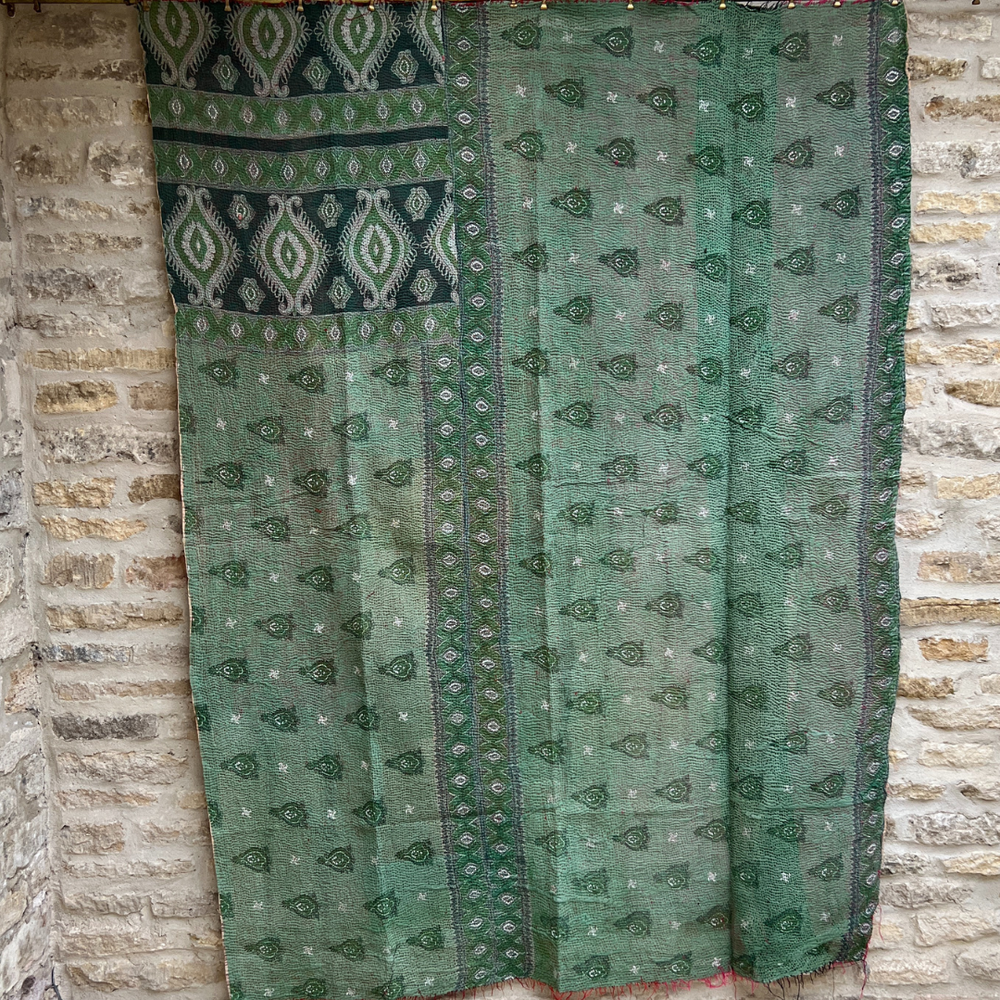 
                      
                        Midweight Kantha Quilt No. 038
                      
                    