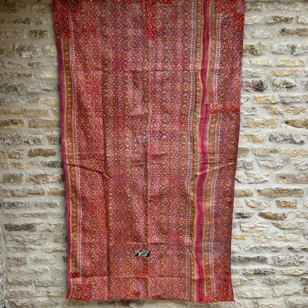 
                      
                        Midweight Kantha Quilt No. 017
                      
                    
