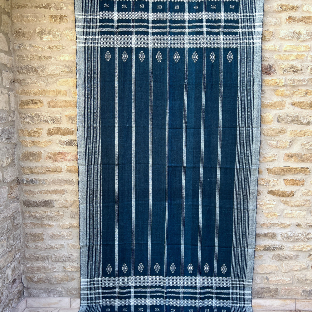 
                      
                        Blue Woven Tassel Throw
                      
                    