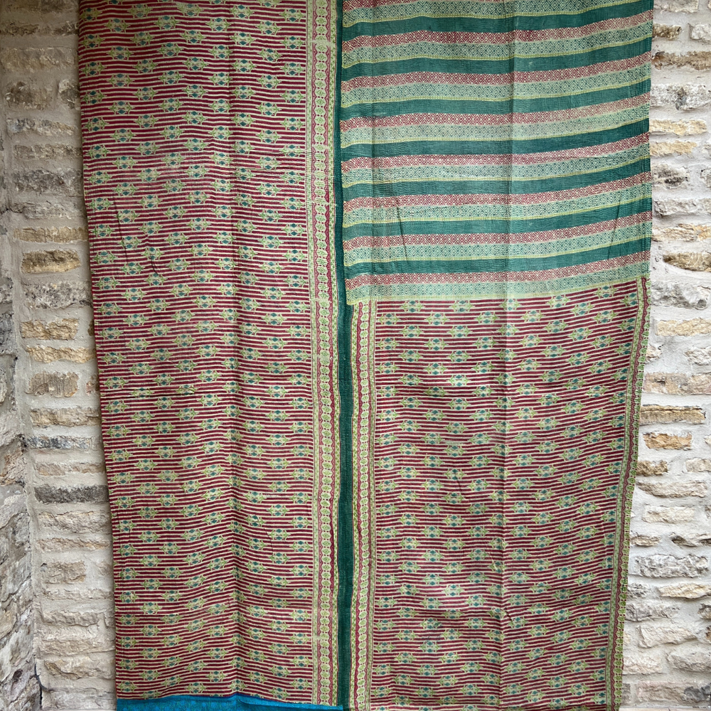 
                      
                        Midweight Kantha Quilt No. 043
                      
                    