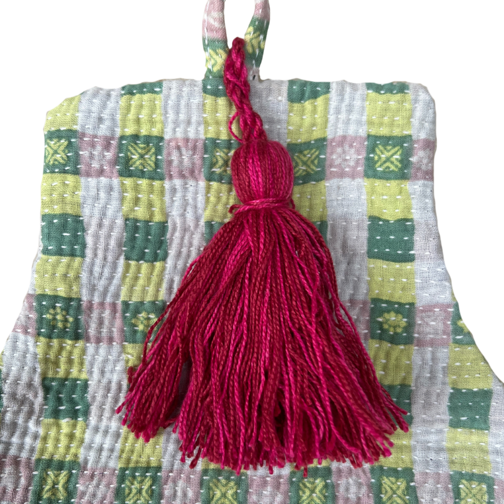
                      
                        Kantha Tassel Hot Water Bottle
                      
                    