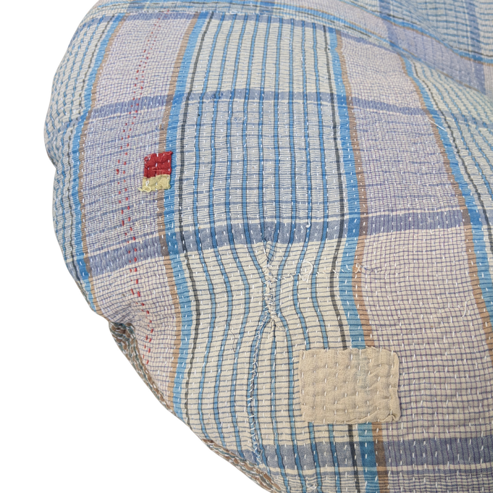 
                      
                        Kantha Round Squab Cushion
                      
                    