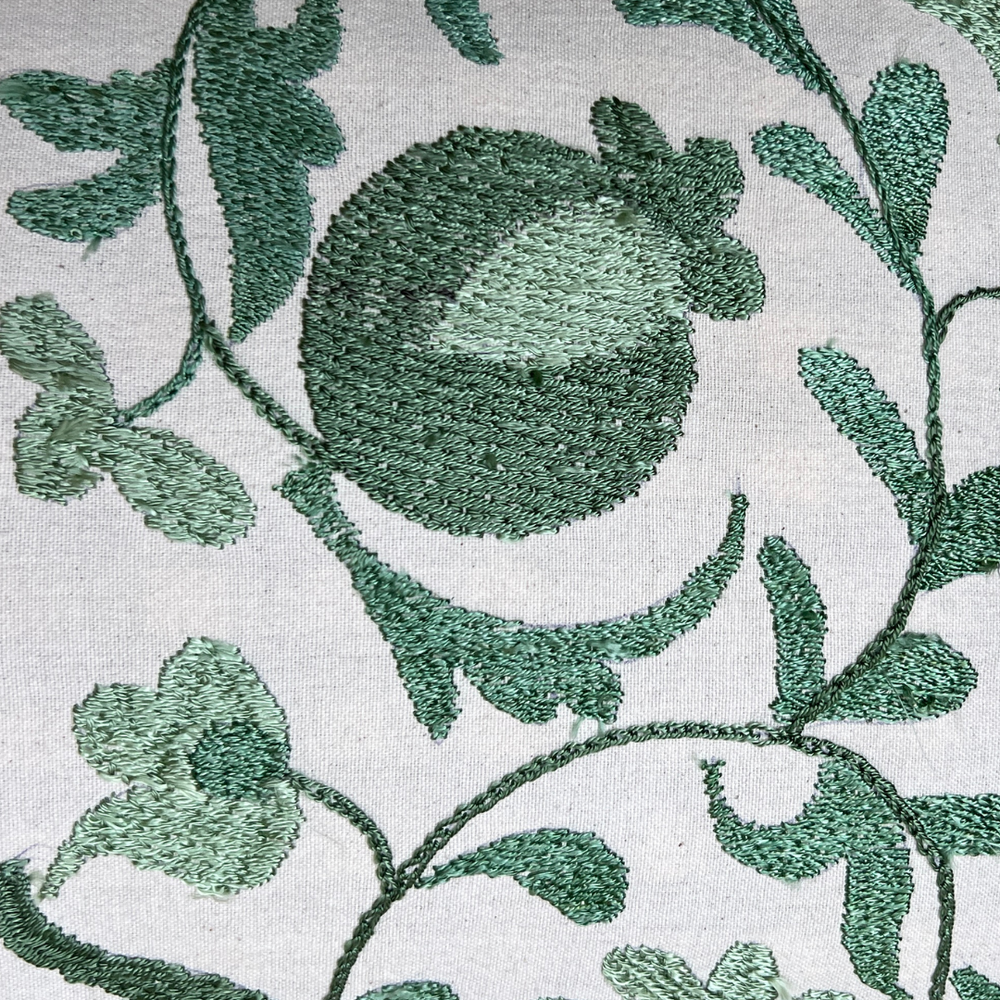 
                      
                        Green Jumbo Rectangle Suzani Cushion 028
                      
                    