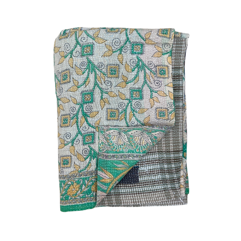Midweight Kantha Quilt No. 847