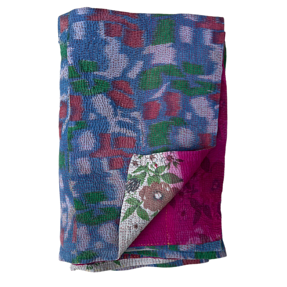 Lightweight Kantha Quilt No. 775