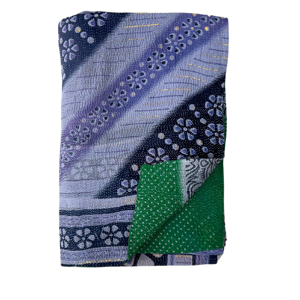 Lightweight Kantha Quilt No. 777