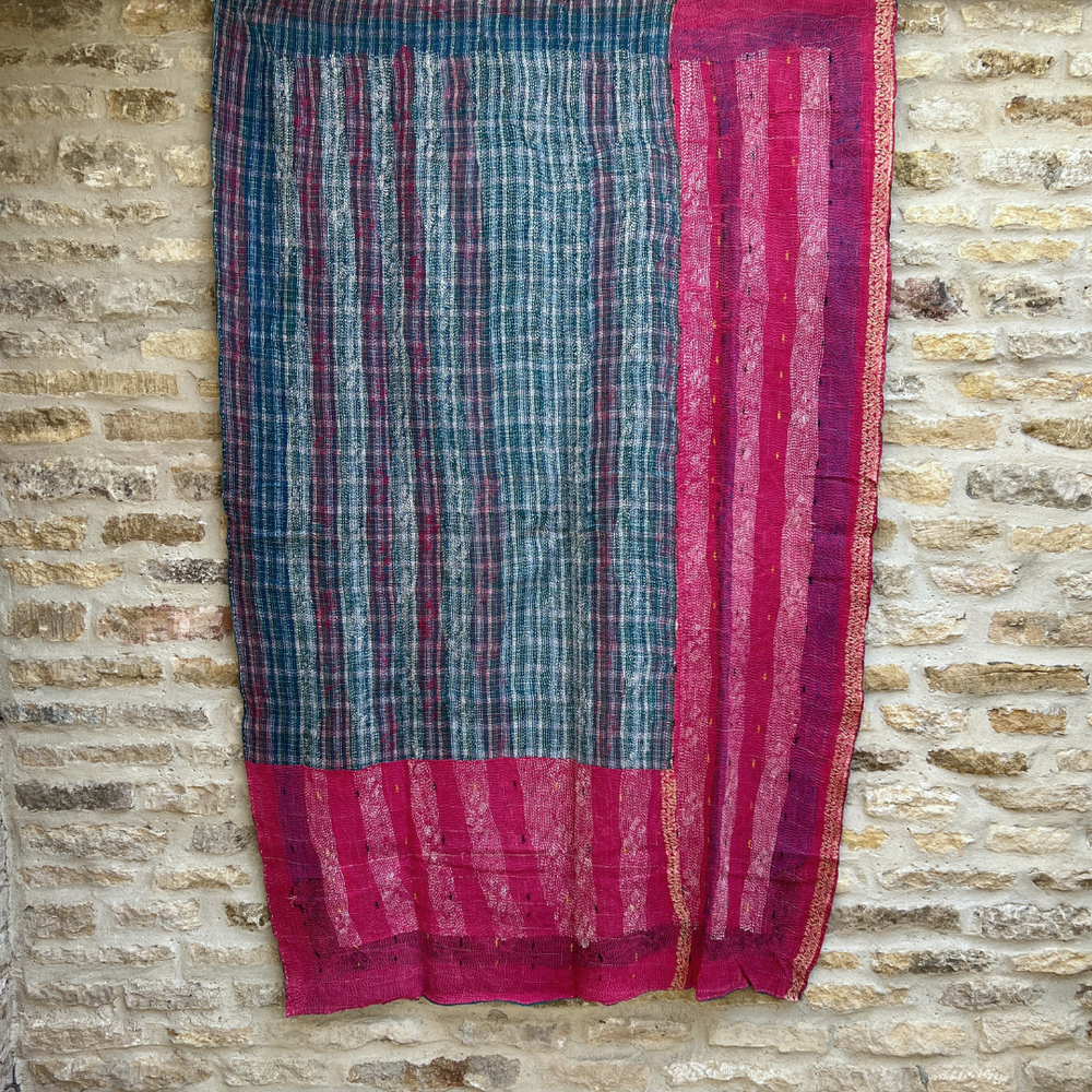 
                      
                        Midweight Kantha Quilt No. 037
                      
                    