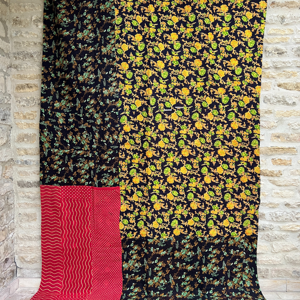 
                      
                        Midweight Kantha Quilt No. 748
                      
                    