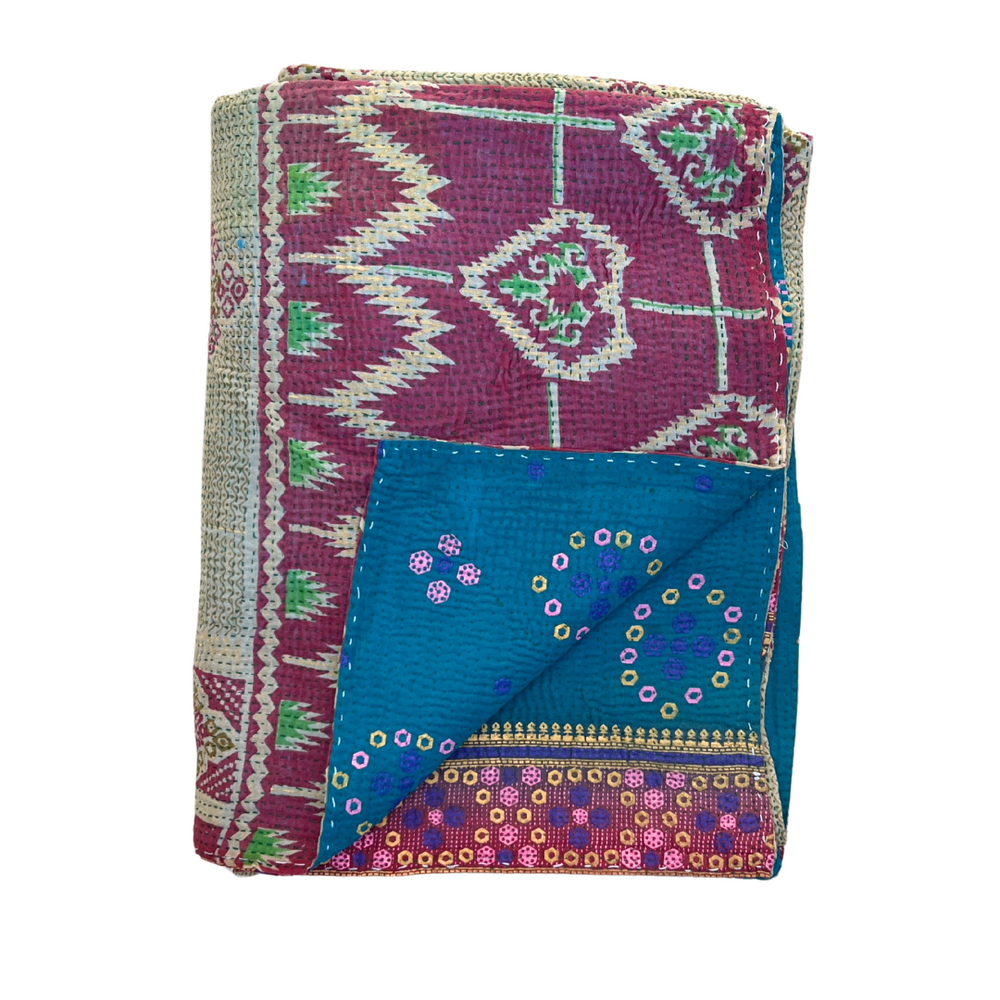 
                      
                        Midweight Kantha Quilt No. 002
                      
                    