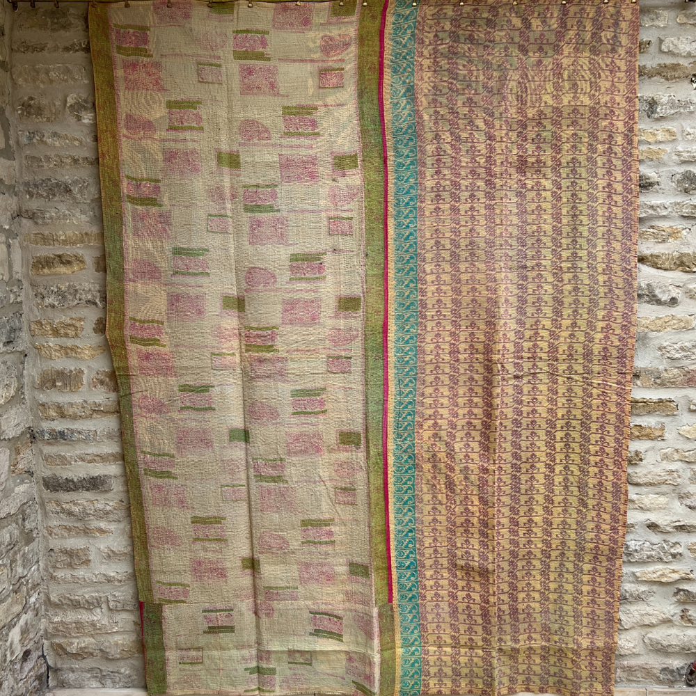 
                      
                        Midweight Kantha Quilt No. 023
                      
                    
