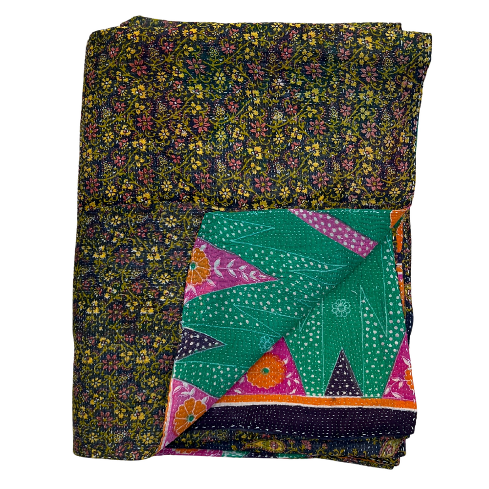 Midweight Kantha Quilt No. 814