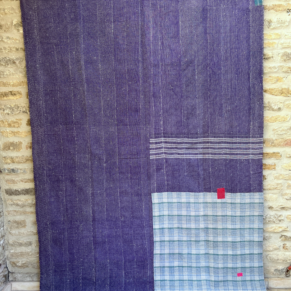 
                      
                        Patchwork Kantha Quilt No. 002
                      
                    