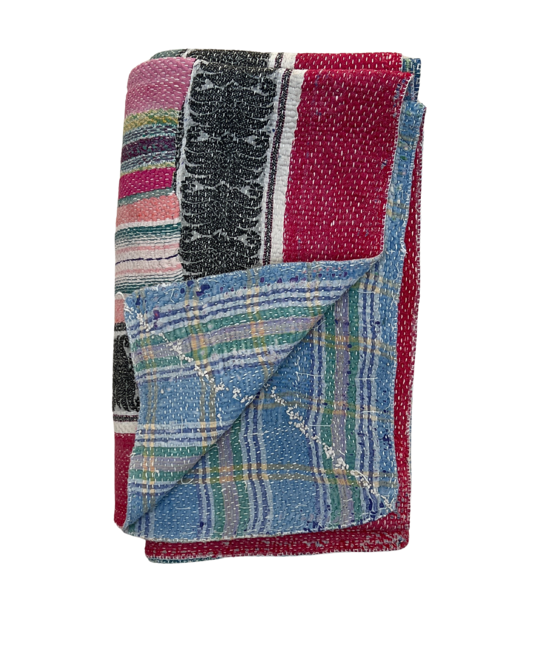 Patchwork Kantha Quilt No. 839