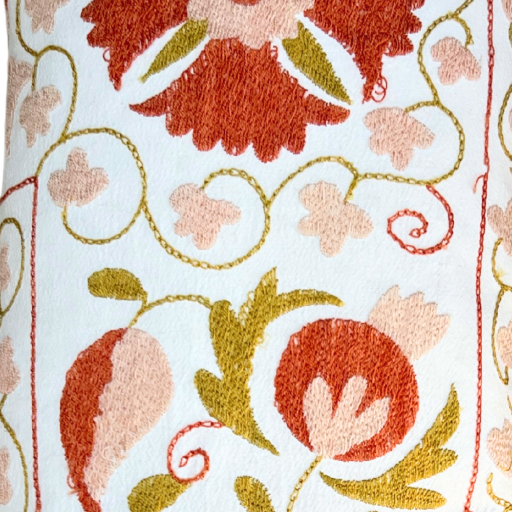 
                      
                        Peach Jumbo Rectangle Suzani Cushion 030
                      
                    