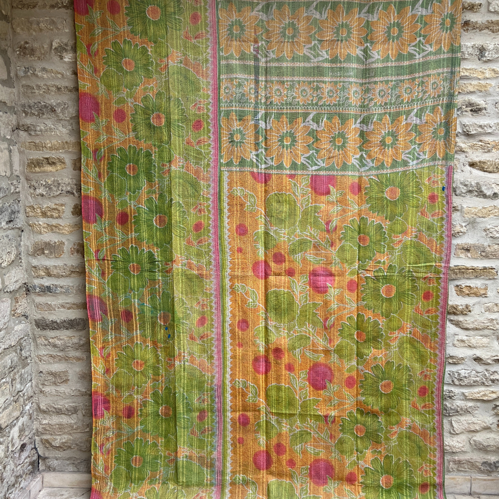 Lightweight Kantha Quilt No. 009