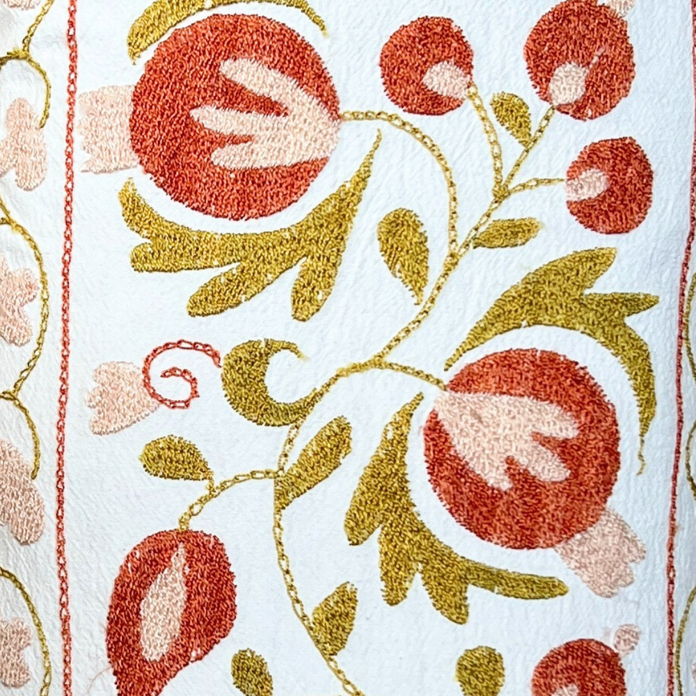 
                      
                        Peach Jumbo Rectangle Suzani Cushion 029
                      
                    