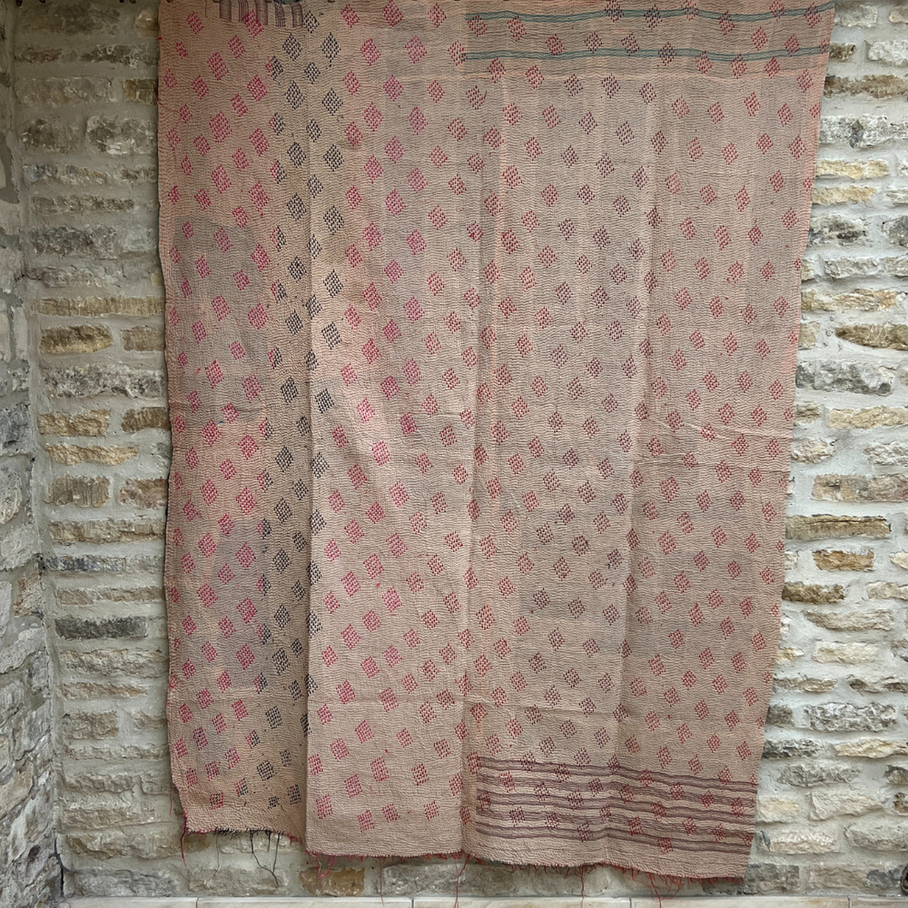 
                      
                        Midweight Kantha Quilt No. 038
                      
                    