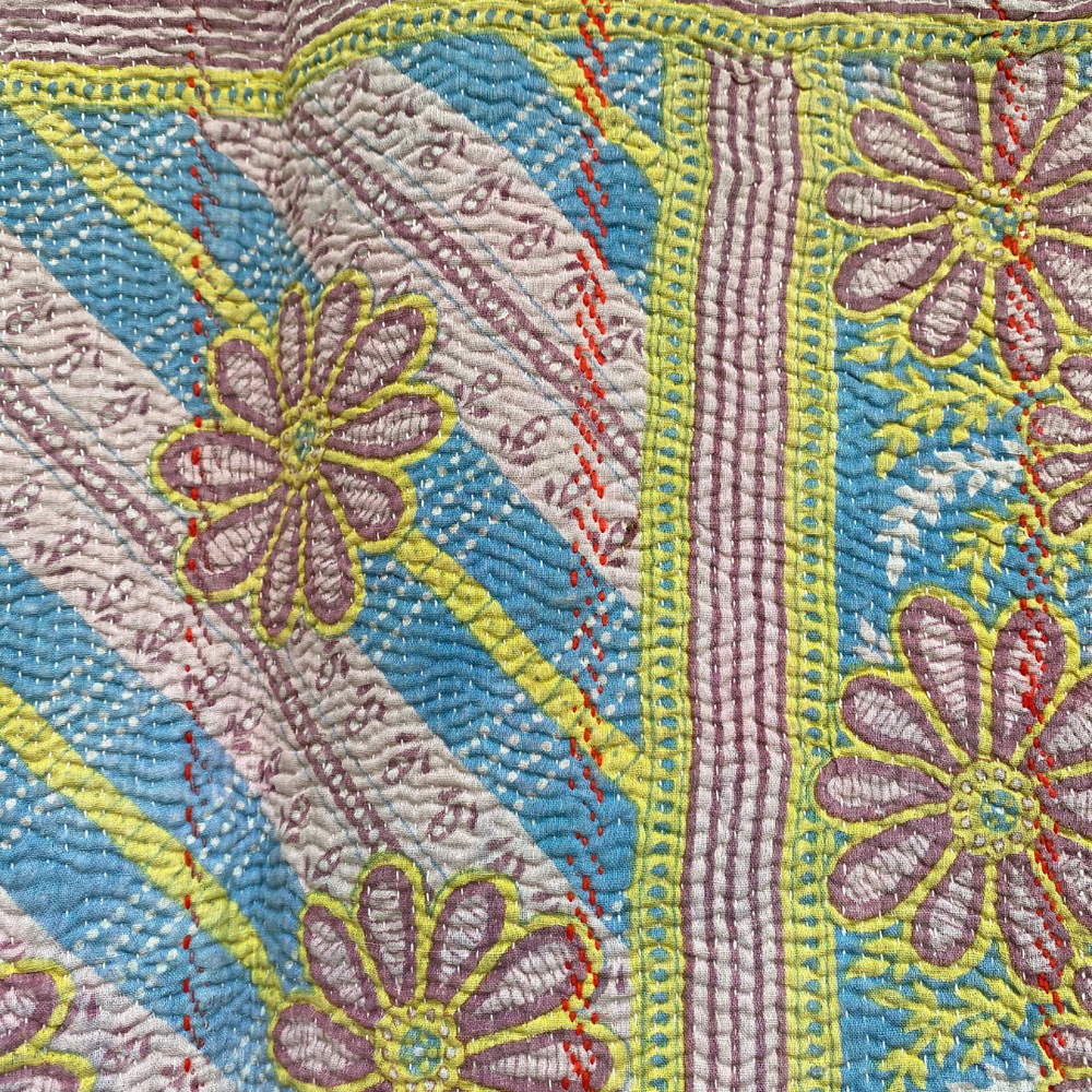 
                      
                        Midweight Kantha Quilt No. 021
                      
                    
