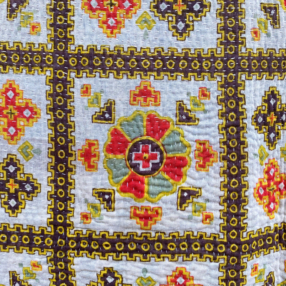 
                      
                        Midweight Kantha Quilt No. 015
                      
                    