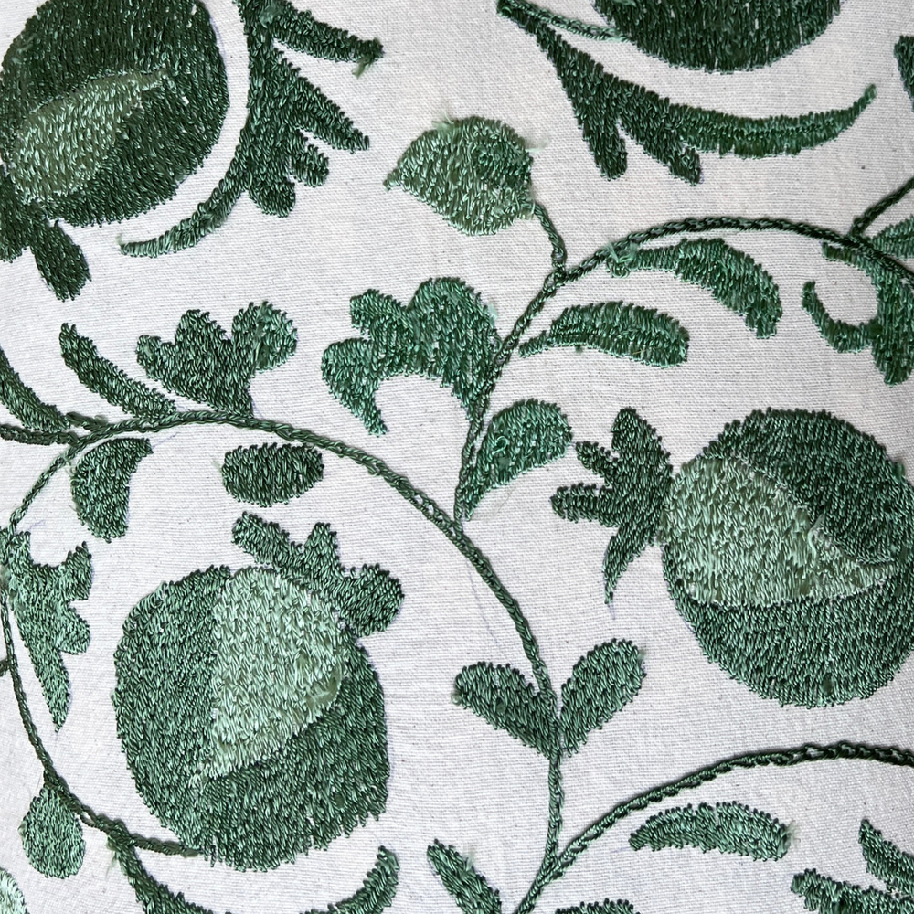 
                      
                        Green Jumbo Rectangle Suzani Cushion 028
                      
                    
