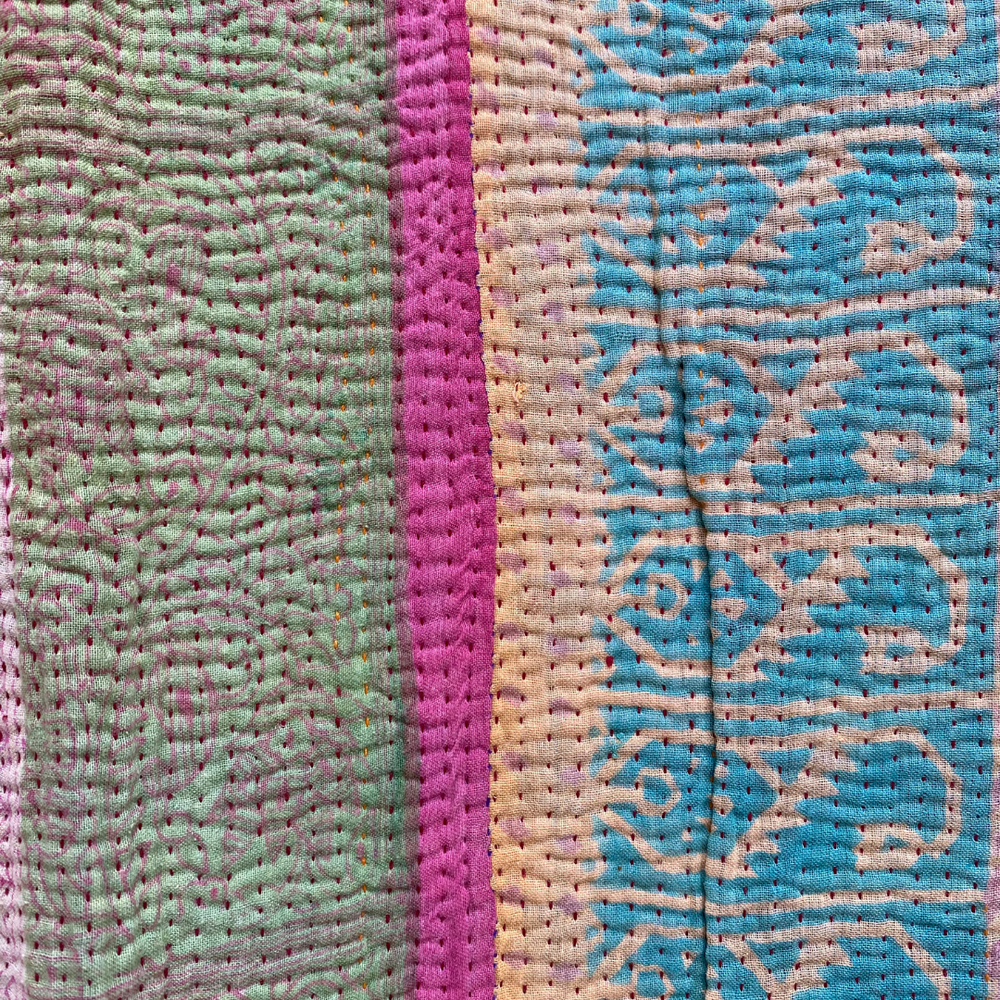 
                      
                        Midweight Kantha Quilt No. 023
                      
                    