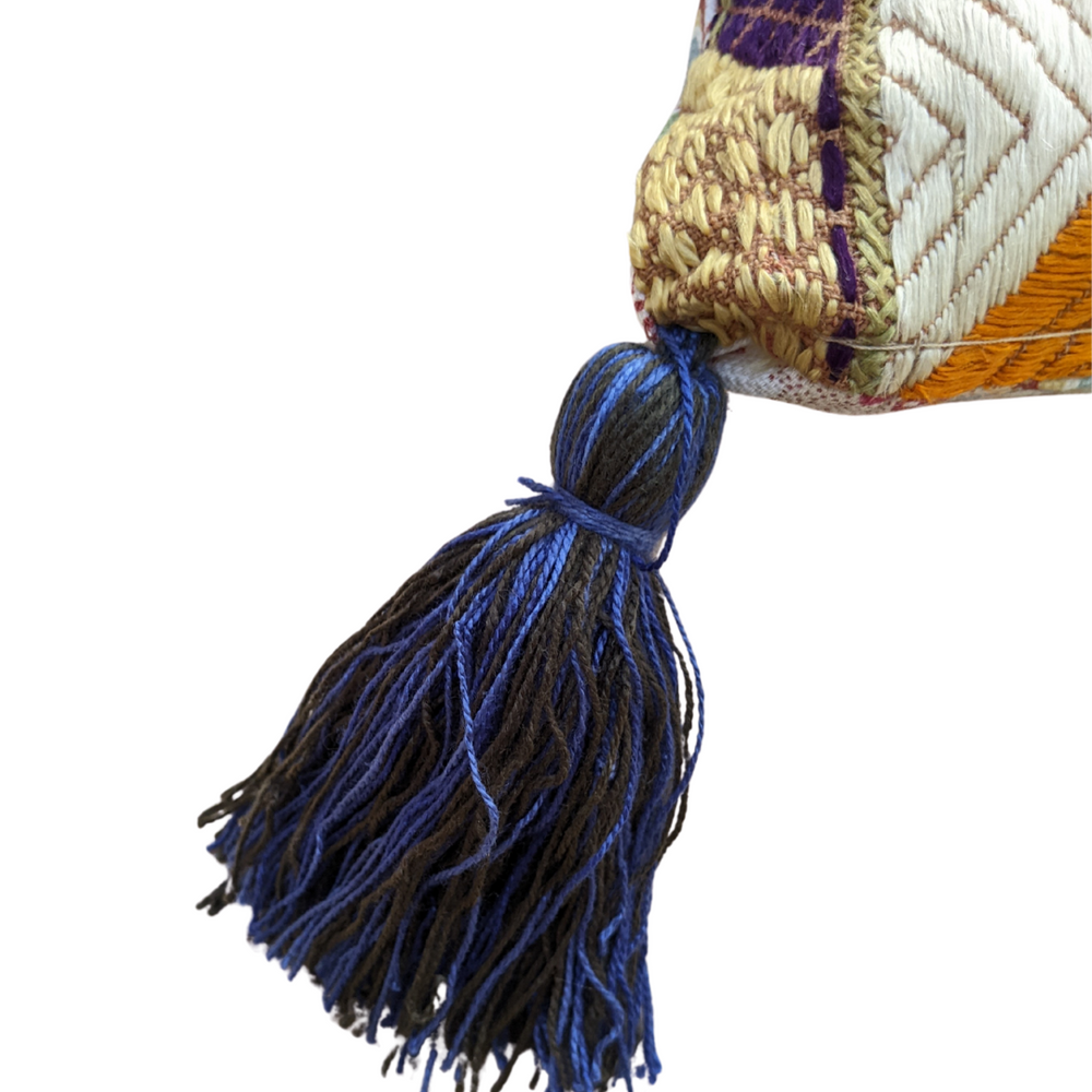 
                      
                        Phulkhari Cushions with Tassels - Orange Small
                      
                    