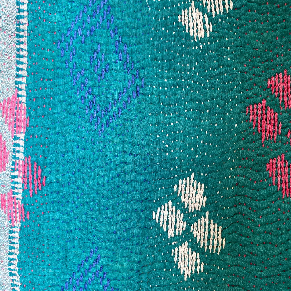 
                      
                        Midweight Kantha Quilt No. 037
                      
                    