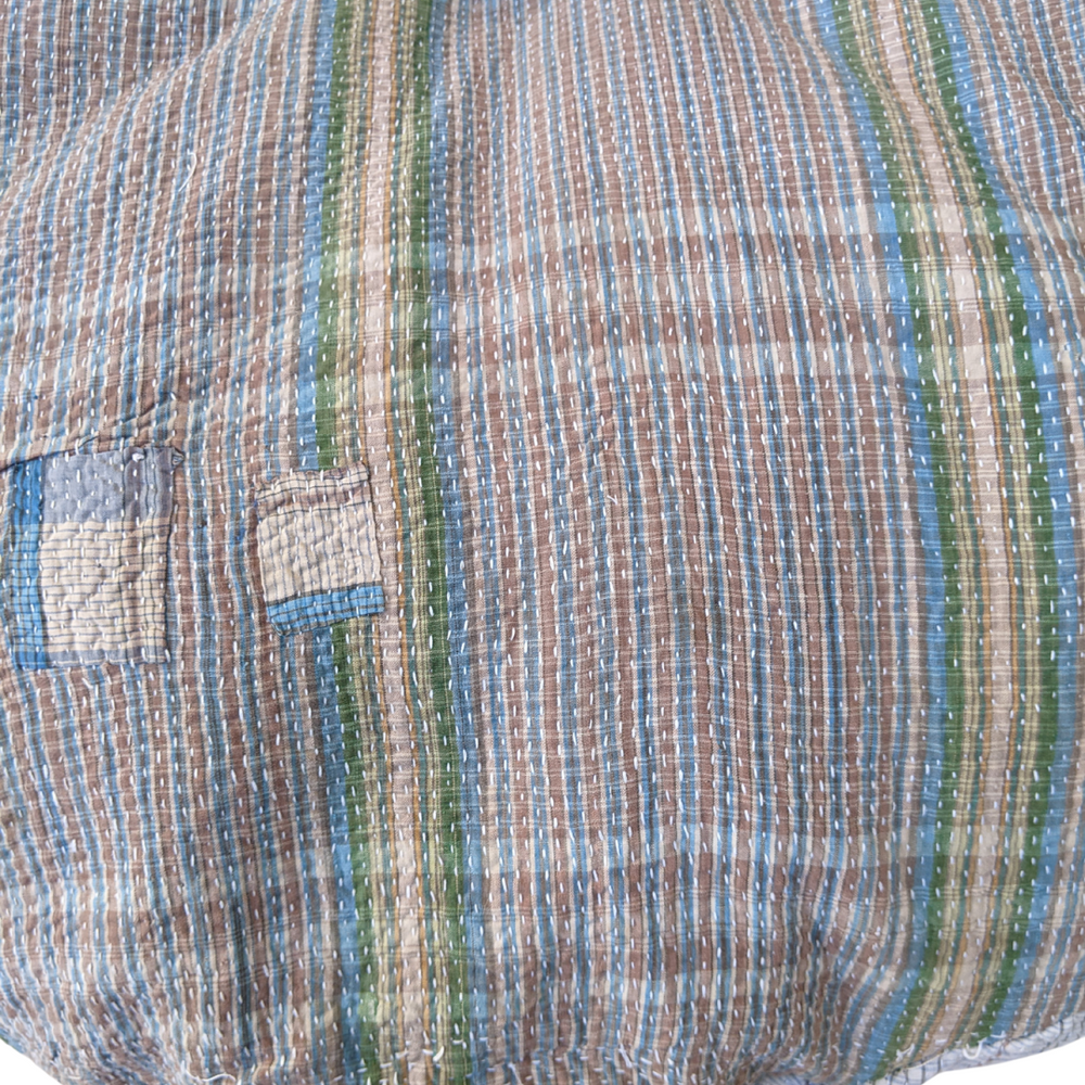 
                      
                        Kantha Round Squab Cushion
                      
                    
