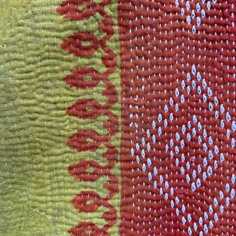 
                      
                        Midweight Kantha Quilt No. 028
                      
                    