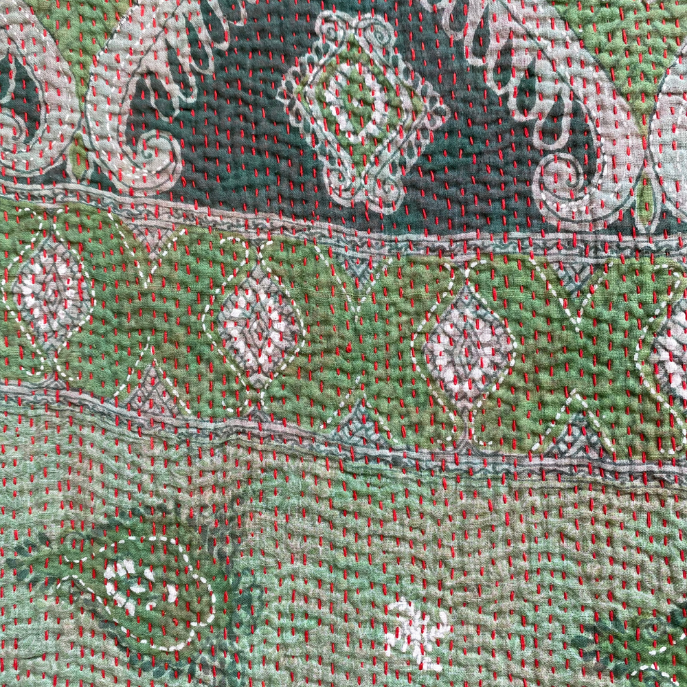 
                      
                        Midweight Kantha Quilt No. 038
                      
                    