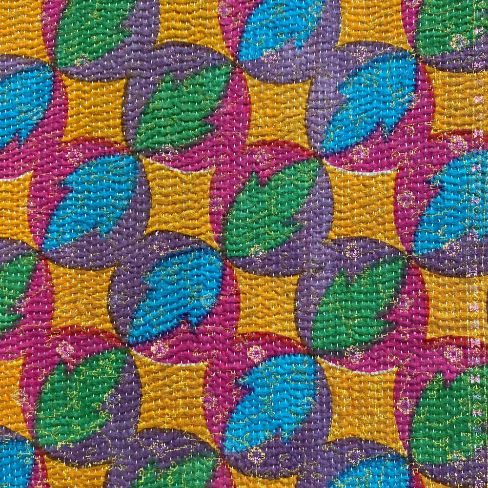 
                      
                        Midweight Kantha Quilt No. 018
                      
                    