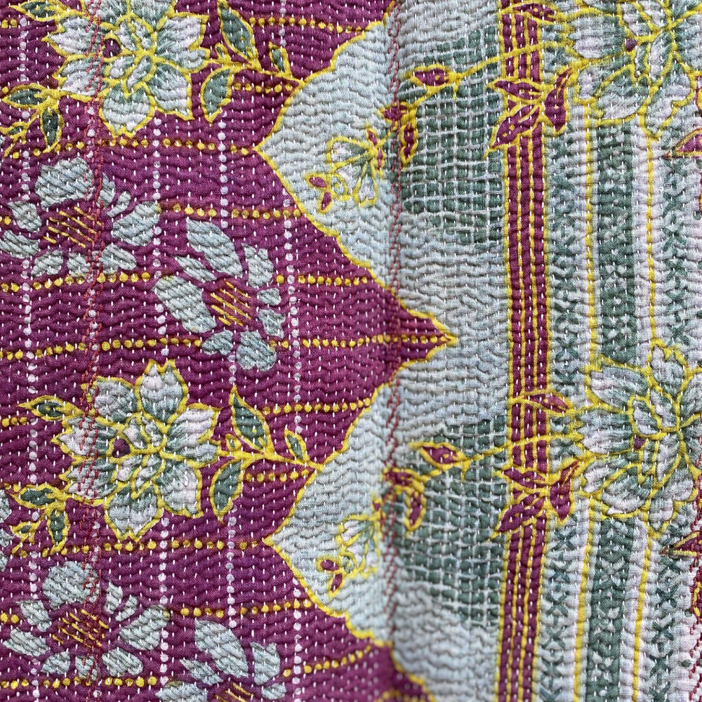 
                      
                        Midweight Kantha Quilt No. 021
                      
                    