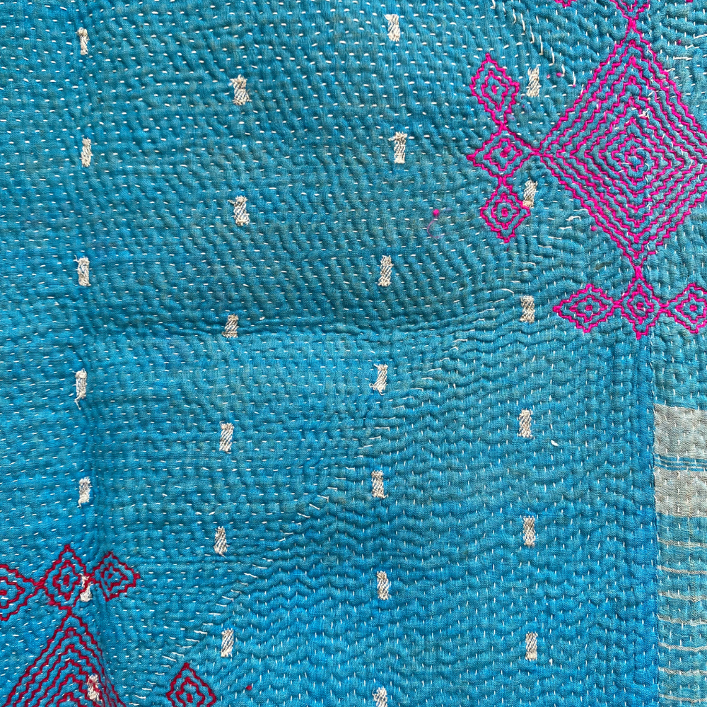 
                      
                        Midweight Kantha Quilt No. 017
                      
                    