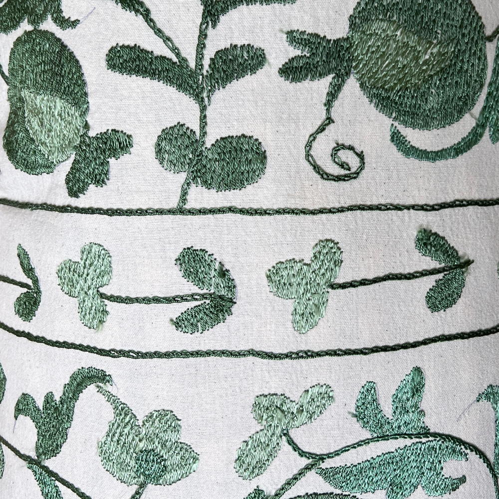 
                      
                        Green Jumbo Rectangle Suzani Cushion 028
                      
                    