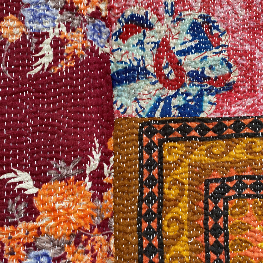
                      
                        Midweight Kantha Quilt No. 020
                      
                    