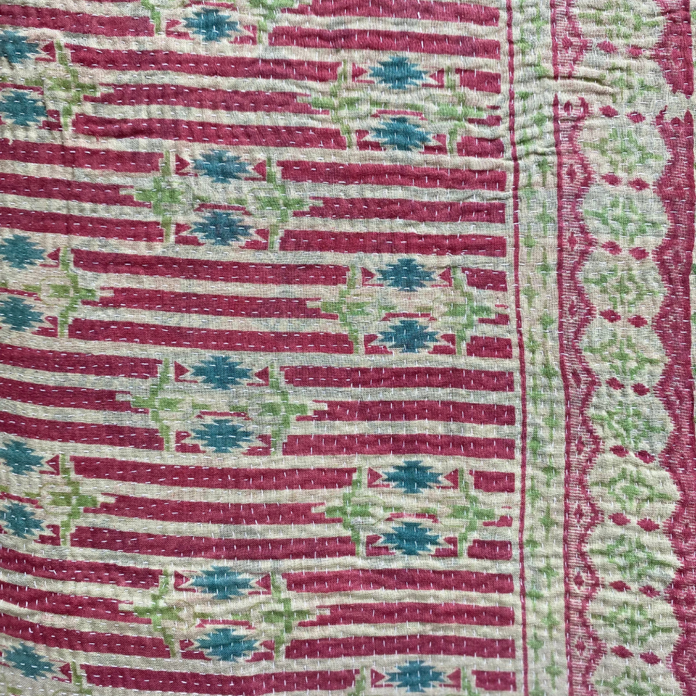 
                      
                        Midweight Kantha Quilt No. 043
                      
                    