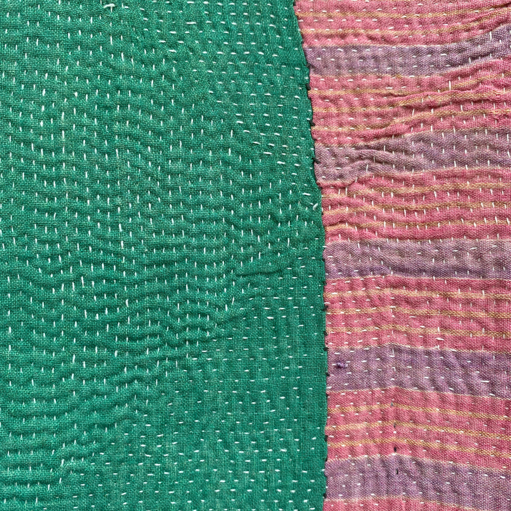 
                      
                        Midweight Kantha Quilt No. 025
                      
                    