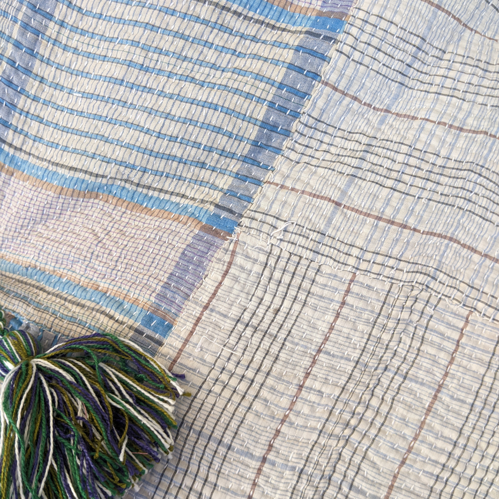 
                      
                        Kantha Round Squab Cushion
                      
                    