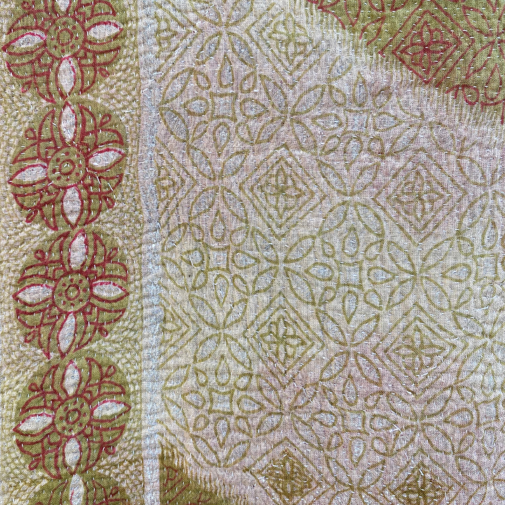 
                      
                        Midweight Kantha Quilt No. 014
                      
                    