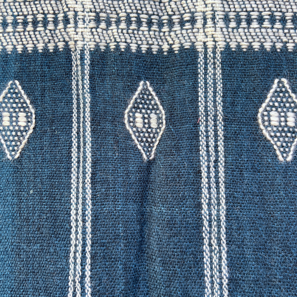 
                      
                        Blue Woven Tassel Throw
                      
                    