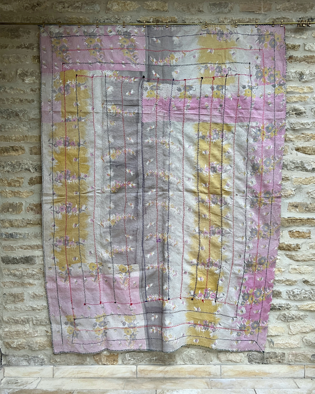 Midweight Kantha Quilt No. 054