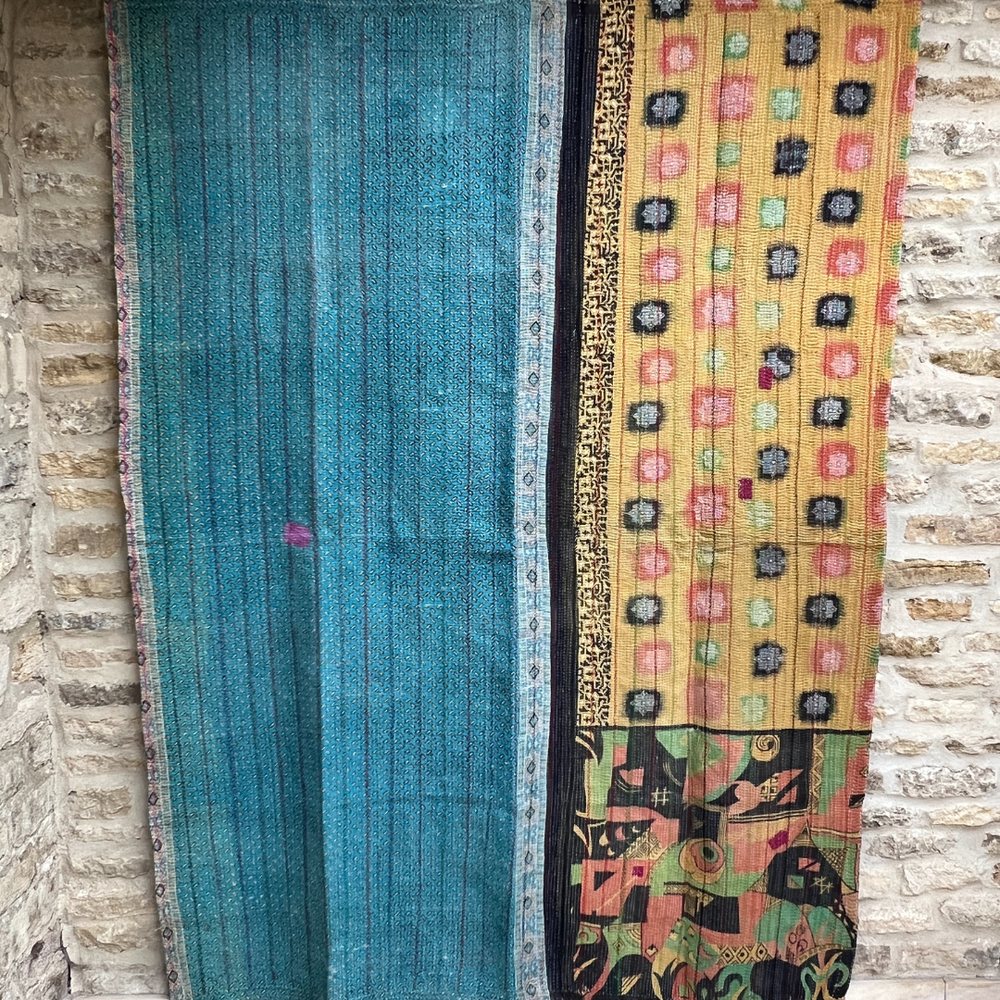 
                      
                        Heavyweight Kantha Quilt No. 008
                      
                    