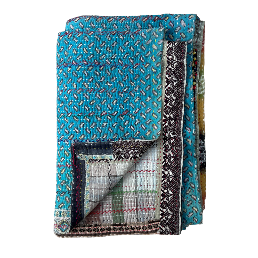
                      
                        Heavyweight Kantha Quilt No. 008
                      
                    